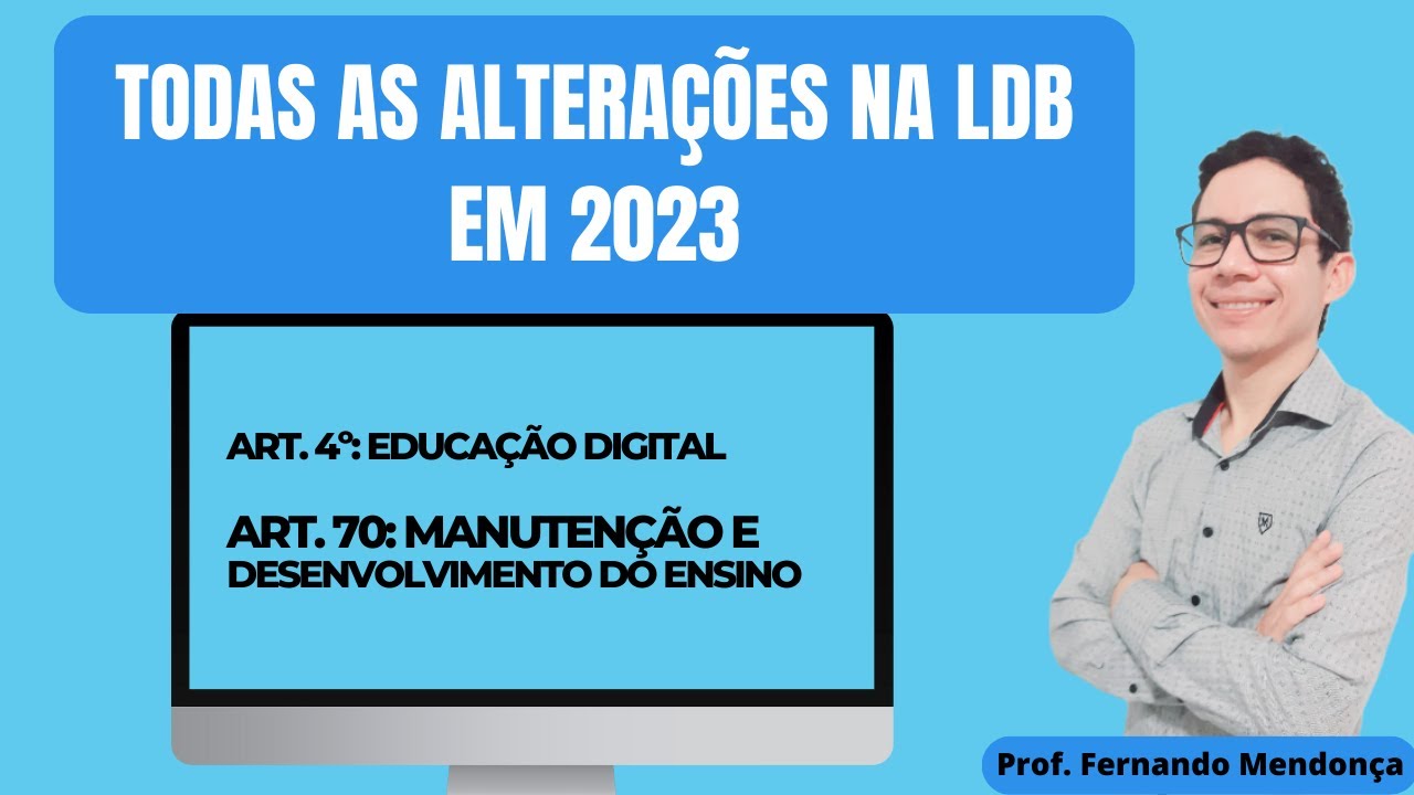 Alteração Da LDB Em 2023 - YouTube