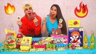 MEXICAN CANDY CHALLENGE ( Trying Mexican Candy )