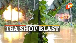 LPG Cylinder Blast After Tea Shop Catches Fire In Aul Block Eradanga In Kendrapara