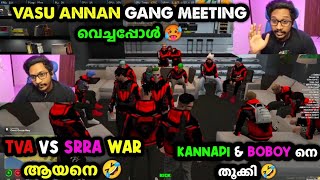 Vasu Annan Gang Meeting വെച്ചപ്പോൾ🥵Kannapi \u0026 Boboy നെ തൂക്കി 🤣ഇജാതി Acting 😹|TVA