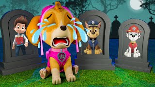 Paw Patrol: The Mighty Movie | R.I.P All!!! Giant robot vs Chase ! Very Sad Story!