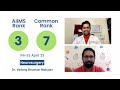 INI-SS Apr ’23 MCh Neurosurgery, AML 3, CML 7, Dr. Vedang Mahajan in conversation with Dr Nishant Y