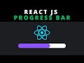 How To Create A Progress Bar In React js ( Full Tutorial )