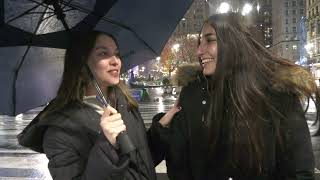 Israeli Tourists React to NYC Snow