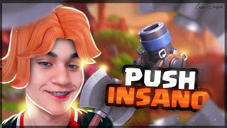 PUSH NO ULTIMO DIA DE TEMPORADA (8380+) - CLASH ROYALE AO VIVO
