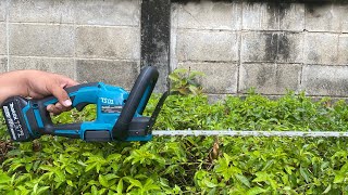 New Makita Cordless Hedge Trimmer DUH606 18v XCT | Review and Testing show.