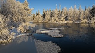 Iijoen Väljänkoskella 14.11.2016 (Taivalkoski)