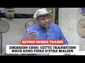 seydou oumar traoré grace a la transition les maliens ont la tete hautes.