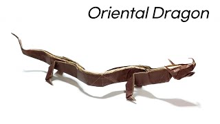 Oriental Dragon 오리엔탈 드래곤 | 종이접는 도토리 | 드래곤 종이접기 | Origami Dragon