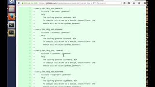 Kernel modification: Adding Governors