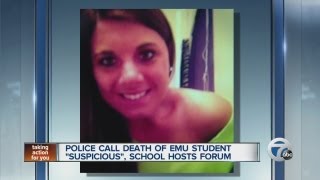 Police investigate death of EMU student
