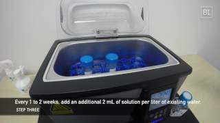How to keep your bench top water bath clean using Aquaguard™ 2 Solution HD
