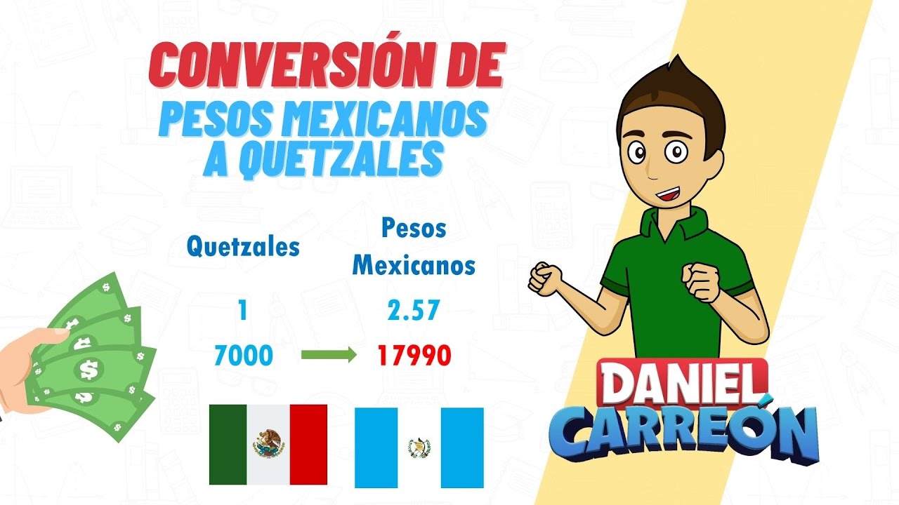 CONVERSIÓN DE PESOS MEXICANOS A QUETZALES GUATEMALTECOS Super Facil ...