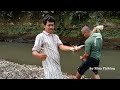 fishing net video traditional net fishing village in river with beautiful natural part 22