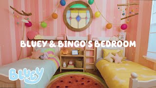 Making of Bluey and Bingo's Bedroom | Airbnb House | Bluey