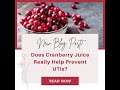 Does Cranberry Juice Really Help Prevent UTIs?