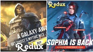 ❤️Mythic M13 \u0026 Legendary Sophia is Back | Season 6 Returning Redux Draw!😱in Codm S6 Leaks 2023