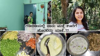 ಗಡಿಬಿಡಿಯಲ್ಲಿ ಮತ್ತೆ ಊರಿಗೆ ಹೊರಟೆ | ಅಮ್ಮ ಮಾಡಿದ ಸಿಂಪಲ್ ಪಲಾವ್  | ಗಟ್ಟಿ ಮೊಸರು ರಾಯತ  | Kannada Vlog