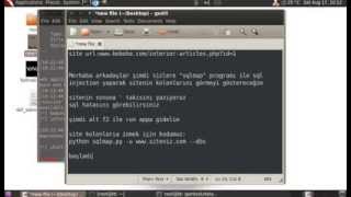 Backtrack 5 sqlmap ile sql injection