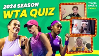 The 2024 WTA Tour Quiz! Find out how big a WTA fan you really are!