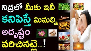 నిద్రలో మీకు ఇవి కనిపిస్తే మీ అంతా అదృష్టవంతులు ఎవరు ఉండరు... Understanding Dreams | PicsarTV