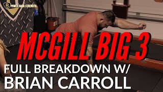 (Do these daily) The McGill Big 3: Full Breakdown with Brian Carroll