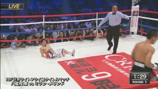 八重樫東vsミラン・メリンド　IBF世界ライトフライ級タイトルマッチ　Akira Yaegashi vs Milan Melindo　full fight