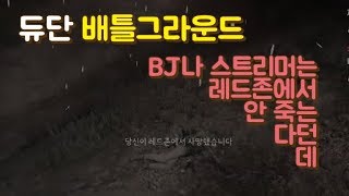 듀단 배틀그라운드 / BJ나 스트리머는 레드존에서 안 죽는다던데