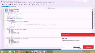 Insert,Delete,Select And Update In Vb.Net Using Class Part -2