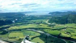 Landing in Trondheim Norway