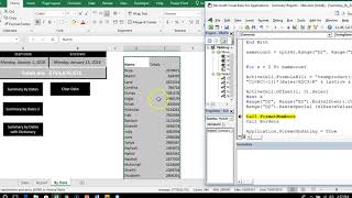 Summary in VBA