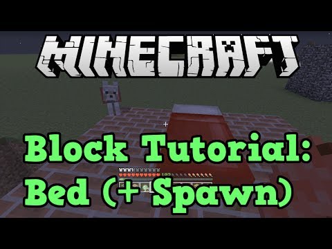 Minecraft Xbox 360 + PS3: Block Tutorial - BED (Spawn Point) Minecraft Xbox 360 + PS3: Block Tutorial - BED (Spawn Point)
