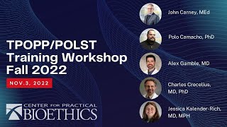 TPOPP/POLST Training Workshop - Fall 2022