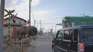 真岡鐵道　二宮街道踏切(その2)