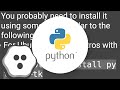 ImportError: No module named 'Tkinter'