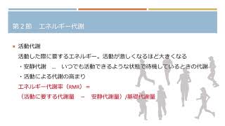 【製菓衛生師国家試験】栄養学第３章　エネルギー代謝