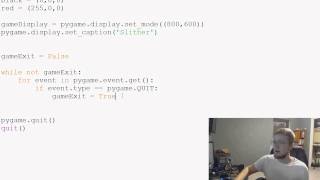 Pygame (Python Game Development) Tutorial - 5 - Colors and Fill