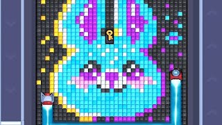 Pixel Flow Level 504. Walkthrough Gameplay