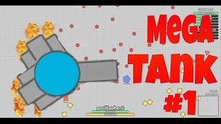 Diep.io Gameplay : New MEGA Tank For Domination | (They WASN'T READY)