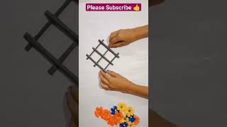 Easy Paper Flowers Making Ideas #wallhanging #shorts #ytshorts #viral #short