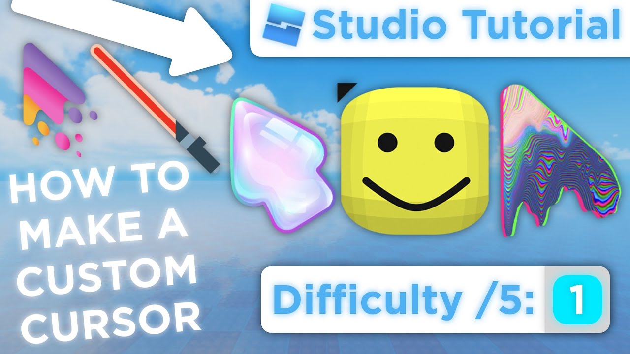 Roblox Studio Tutorial How To Make A Custom Cursor Mouse Model In