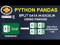 Python Pandas Tutorial: Split Excel Data into Worksheet by Column Values #5