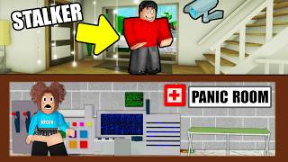 I Built a SECRET PANIC ROOM To Survive a STALKER In Brookhaven RP!