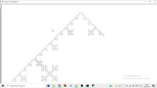 Fractal with Python Turtle