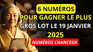 NUMÉROS CHANCEUX : 6 NUMÉROS GAGNANTS LE 20 JANVIER 2025