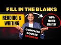 100% Proven Strategy to Score 90 | PTE Reading & Writing Fill in the Blanks | Skills PTE Academic