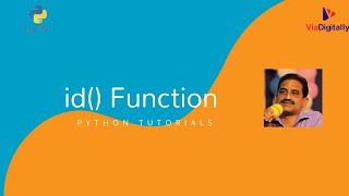 id() Function in Python | Pythons id() function | Python tutorials for beginners