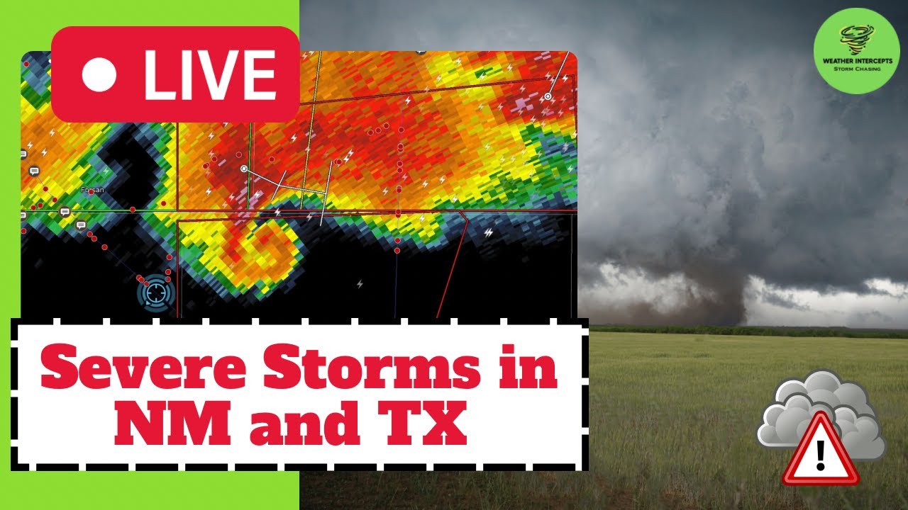 LIVE STORM CHASING: Severe Storms And Maybe A Couple TORNADOES In TX ...