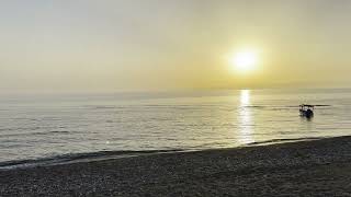 BEAUTIFUL SUNSET at MANDRIA BEACH in CYPRUS *23 OCTOBER 2023* 4K (60FPS)