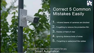 #CCTV Cameras Common #Mistakes When #Installing #Video #Security #System #Smart #Automation